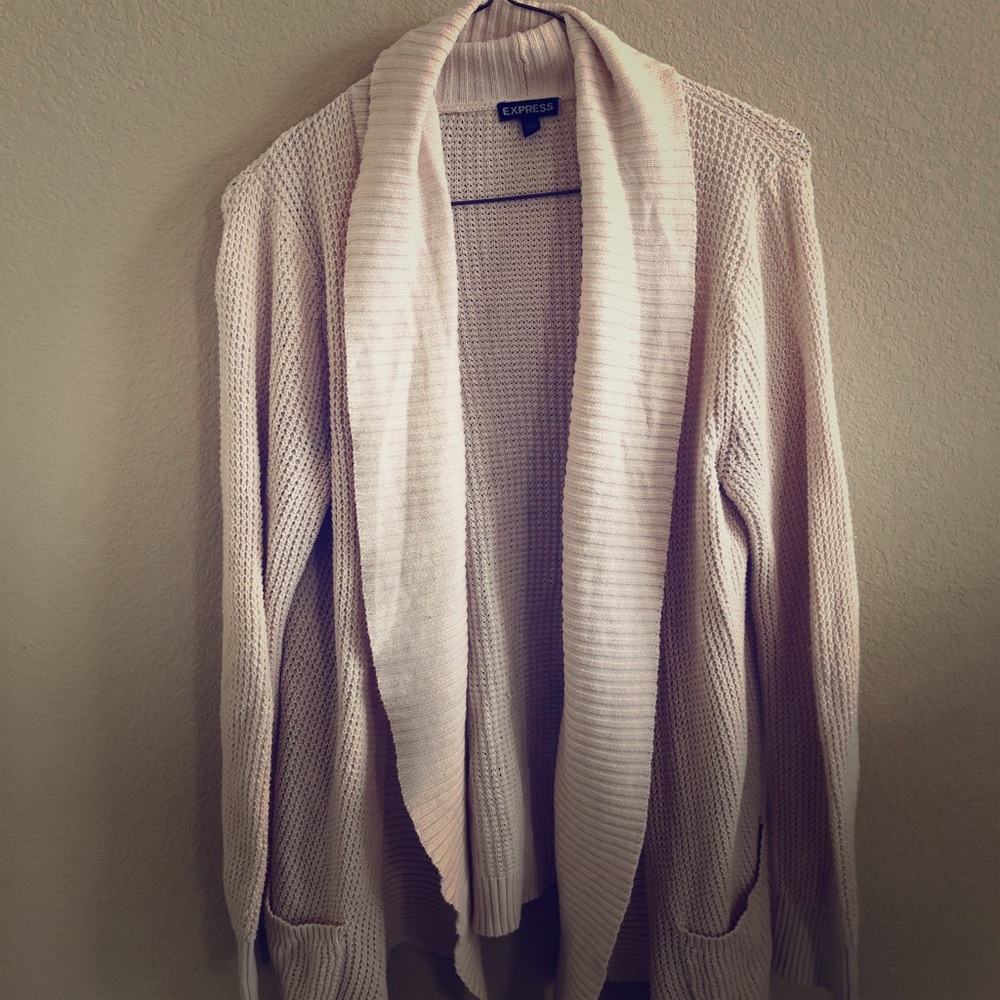 Express Ballet Pink Cardigan
